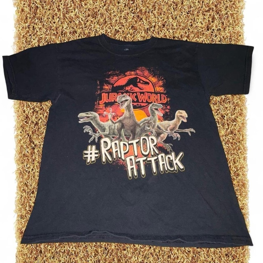 Youth Black Raptor Attack T-Shirt